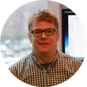 Scott Kennedy, a blond man with glasses