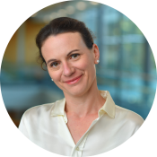 Dr. Naxarova, a white woman with pulled back brunette hair