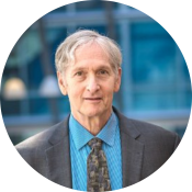 Cliff Tabin, an gray-haired man in a suit