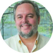 Stephen Elledge, a bearded man with gray hair